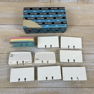 600 + Rolodex C24 White Color Address Refill Cards Original Box 2.25 X 4 Vintage